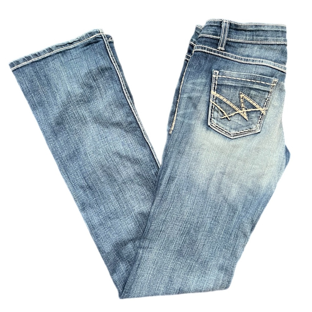 BKE Women’s Light Wash Blue Boot Cut Jeans